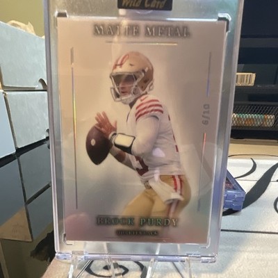 Wild Card 2022 Matte Metal Brock Purdy 49ers MMWCB1-BP Serial #/10