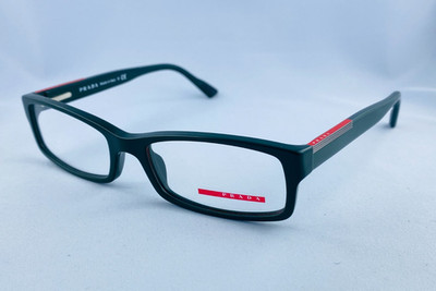 Prada Mod. VPS 10A TIQ-101  Dunkelgrün Brille Ausstellungsstück ohne Etui