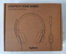 Logitech Zone Wired USB-C On-Ear Noise Cancelling Headset No USB-A Adapter