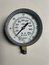 Air/Water Pressure Gauge Model W101, BRC For Fire Protection￼