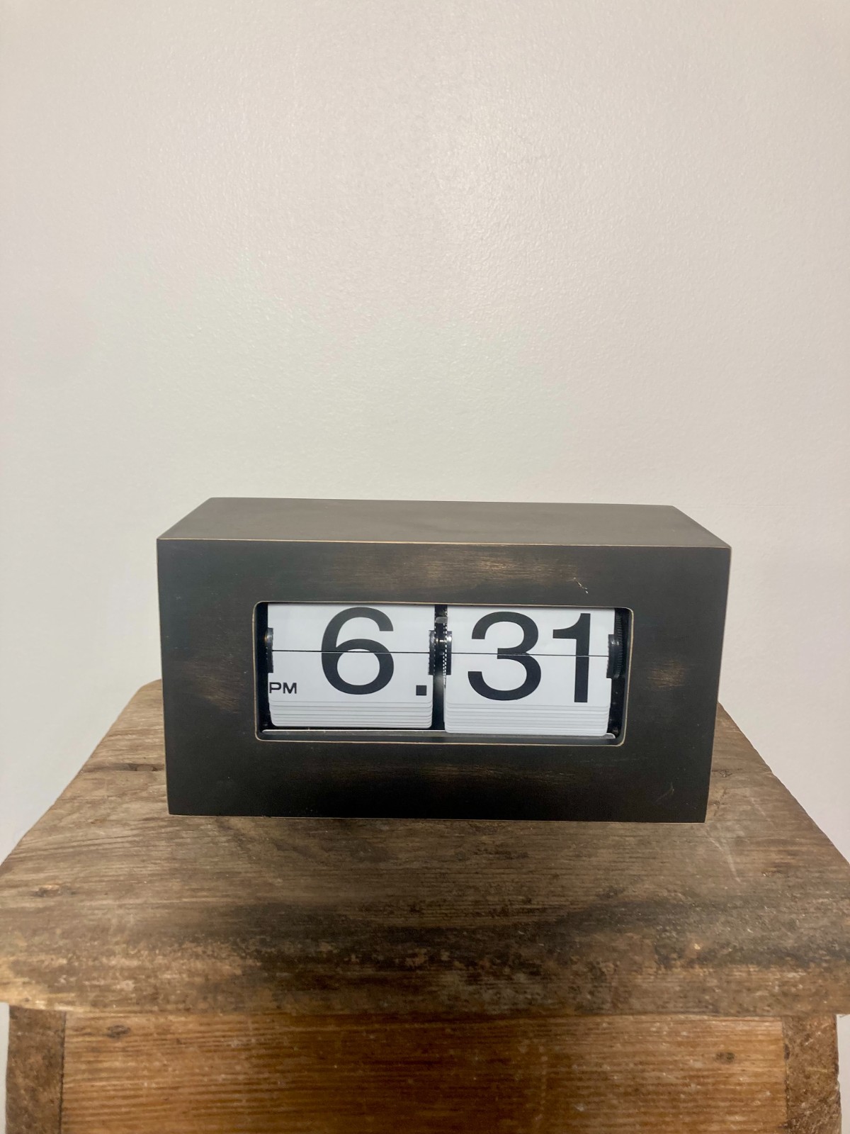 Automatic Flip Clock, Retro Nostalgic Clock,Digital Desk Table Page Down