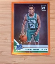 Tremont Waters 2019-20 Donruss Optic Orange /19 SP Rated Rookie RC Celtics #185