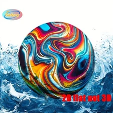 Abstract Art Round Metal Plate Wall Decoration Weatherproof Indoor Outdoor