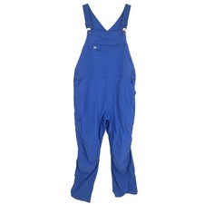 Duluth Trading Co Overalls Women XL Blue Ripstop Utility Bibs Gorpcore Workwear