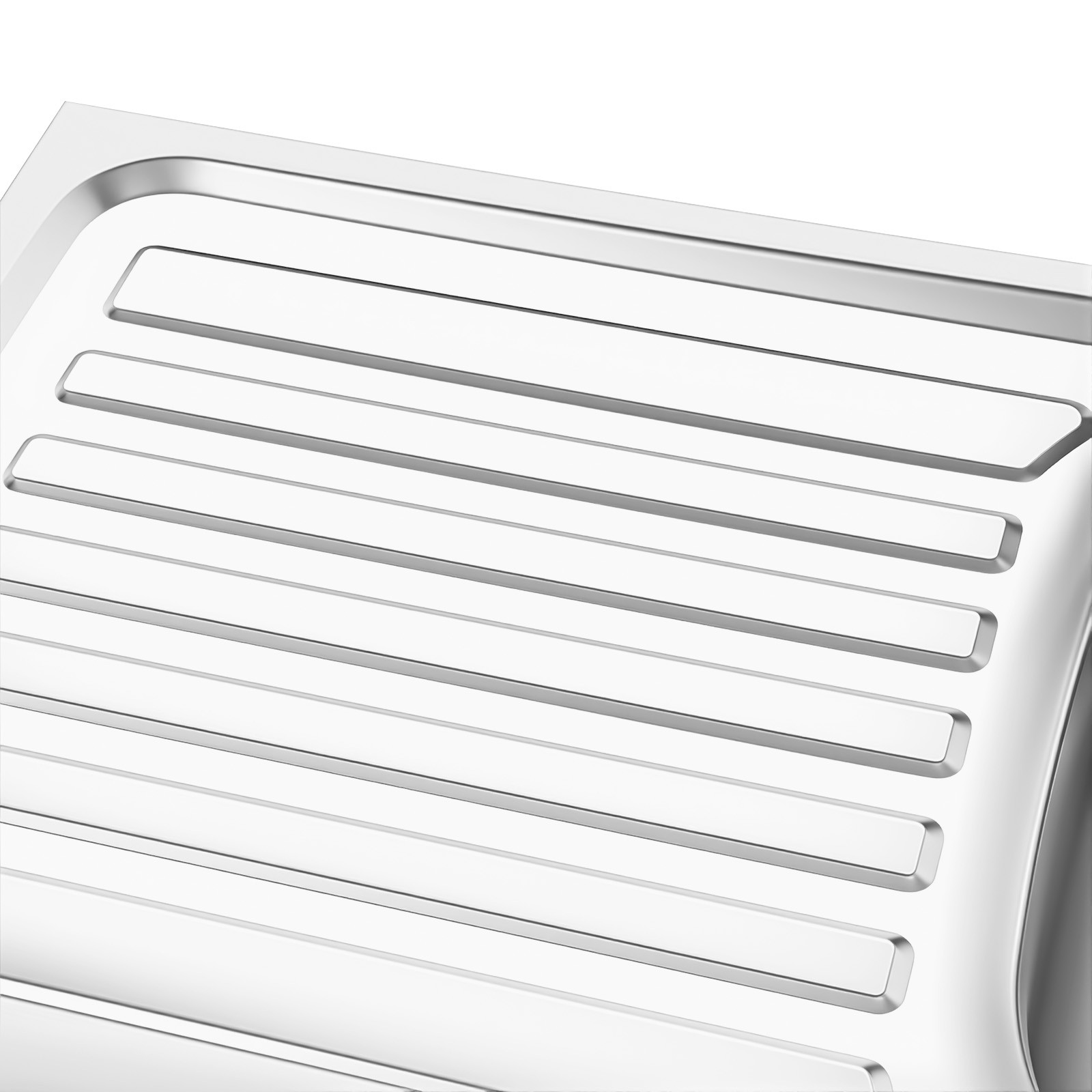 Stainless Steel Kitchen Sink, Freestanding Kitchen Utility Sink with Faucet