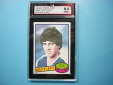 1980/81 O-PEE-CHEE NHL HOCKEY CARD #242 RICK VAIVE ROOKIE RC KSA 8.5 NM/MT+  OPC