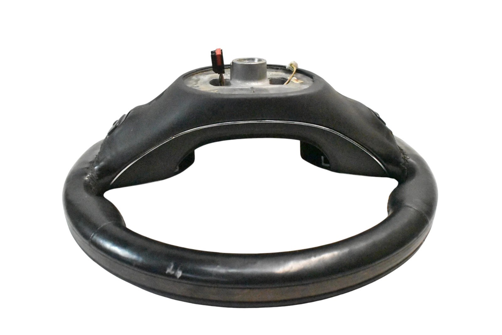 14-16 Maserati Quattroporte Ghibli Steering Wheel Leather Black 670171399 OEM