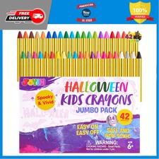 42 Pcs Halloween Face Paint Crayon Set Body Paint Stencils Party Makeup Cosplay