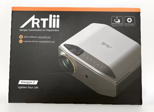NEW Artlii Energon 2 Projector FHD YG620 5G WiFi Bluetooth 4K Support