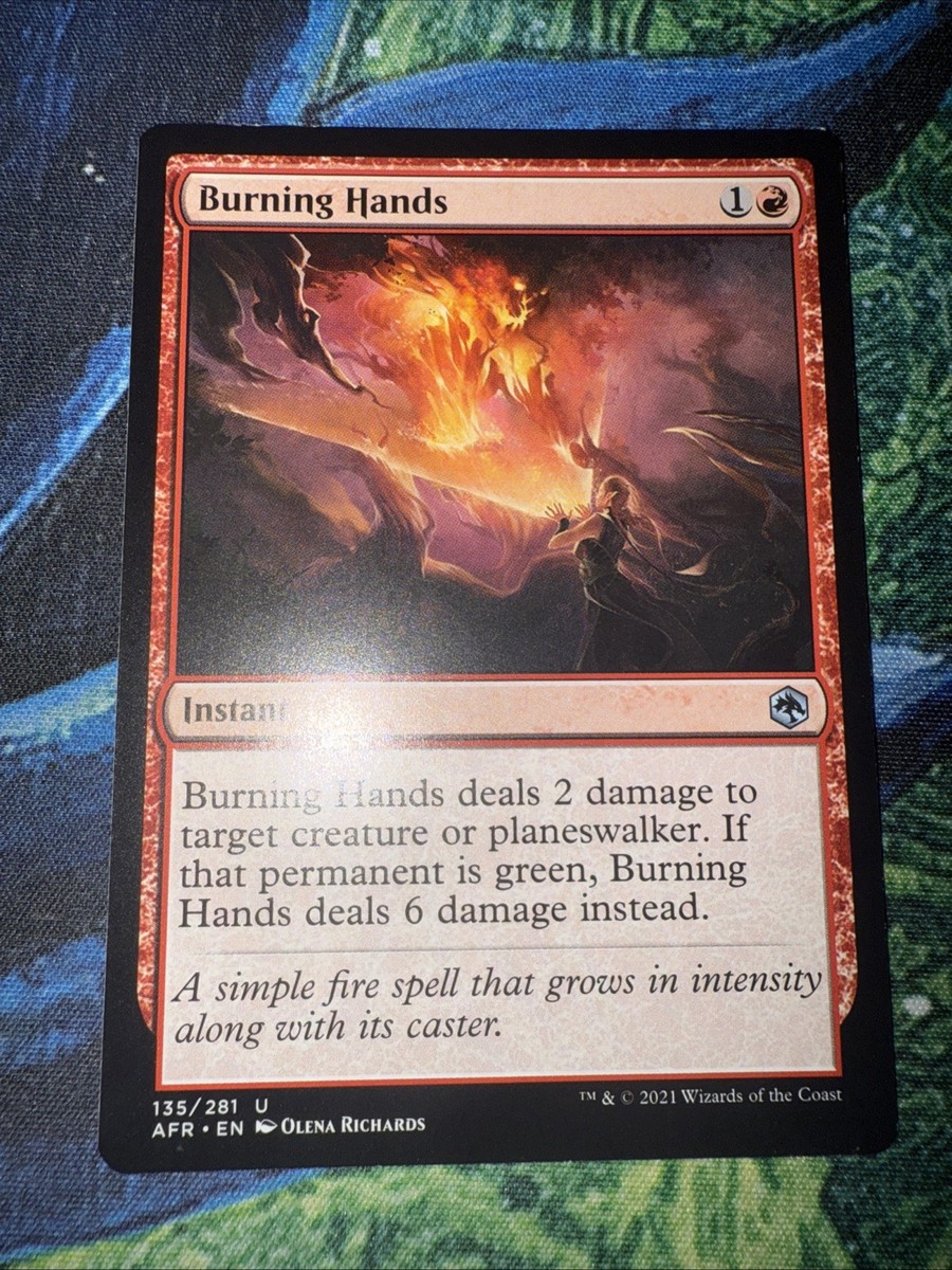 Burning Hands Spell