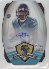 2012 Topps Prize Game Time Giveaway Die-Cut 20/25 Justin Blackmon #39 Auto 0ar