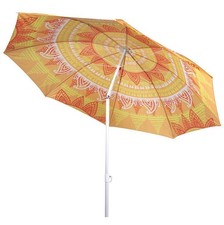 1.6M Garden Parasol Mandala Umbrella Tilt Outdoor Sun Shade Canopy Outdoor Patio