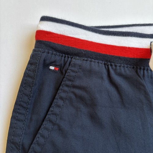 Tommy Hilfiger Toddler Boys 4 Navy Logo Drawstring Cotton 5” Twill Short NWT - Picture 3 of 7