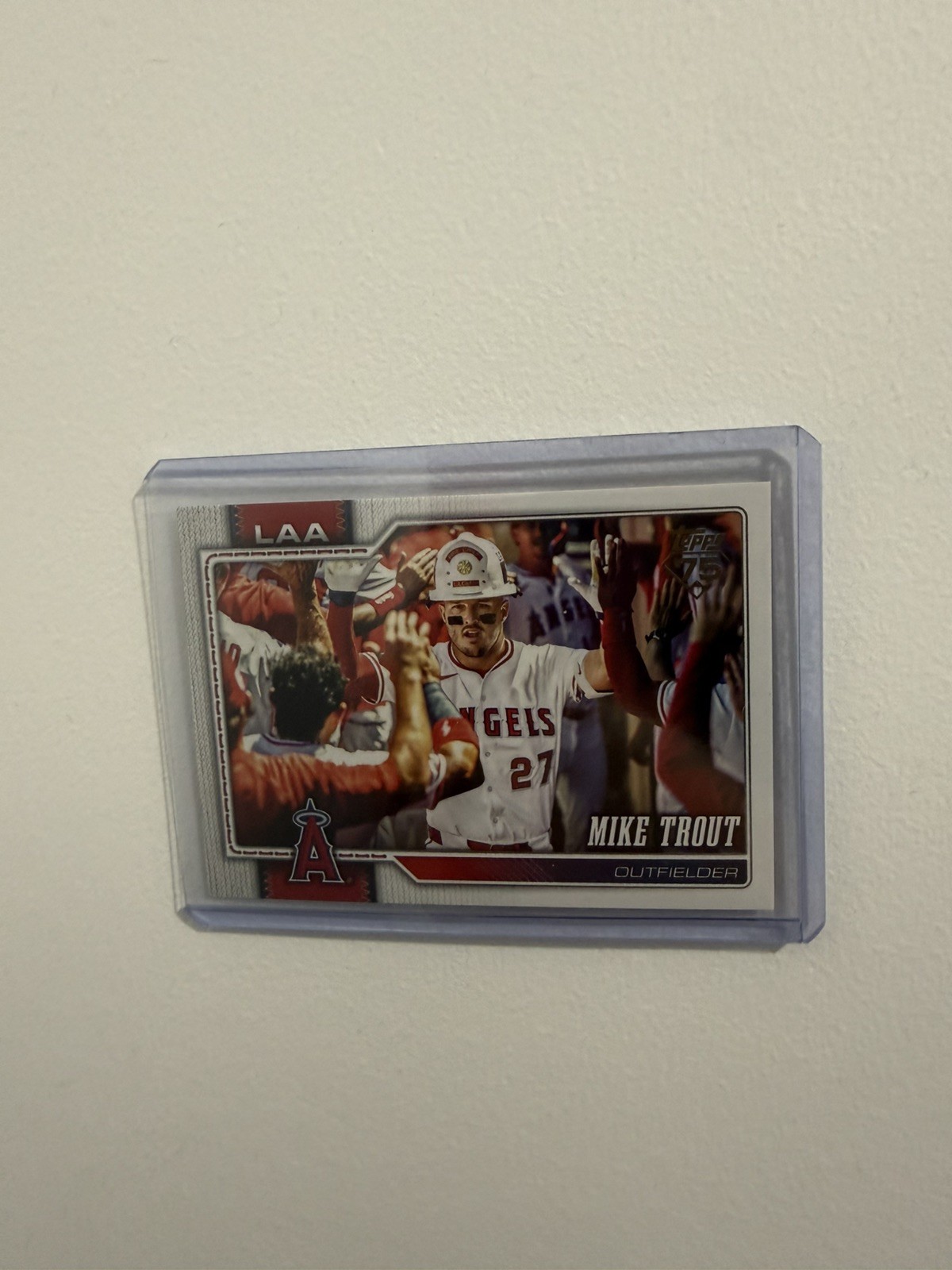 2026 Topps Series 1 Golden Mirror Image Variation SSP Mike Trout #350 LA Angels