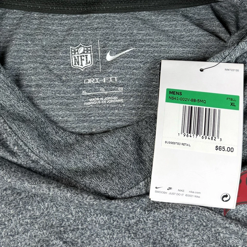 Nike Tampa Bay Buccaneers Dri-Fit Sideline Long Sleeve Shirt Men’s XL NWT NFL - Image 3 of 4