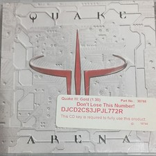 Activision Quake III Arena PC Shooter 1999 CD Key Included Quake Series