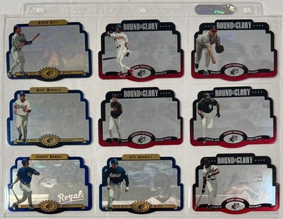 1996 Upper Deck SPx Bound for Glory/Gold Die-Cut Hologram Baseball Card Lot of 9