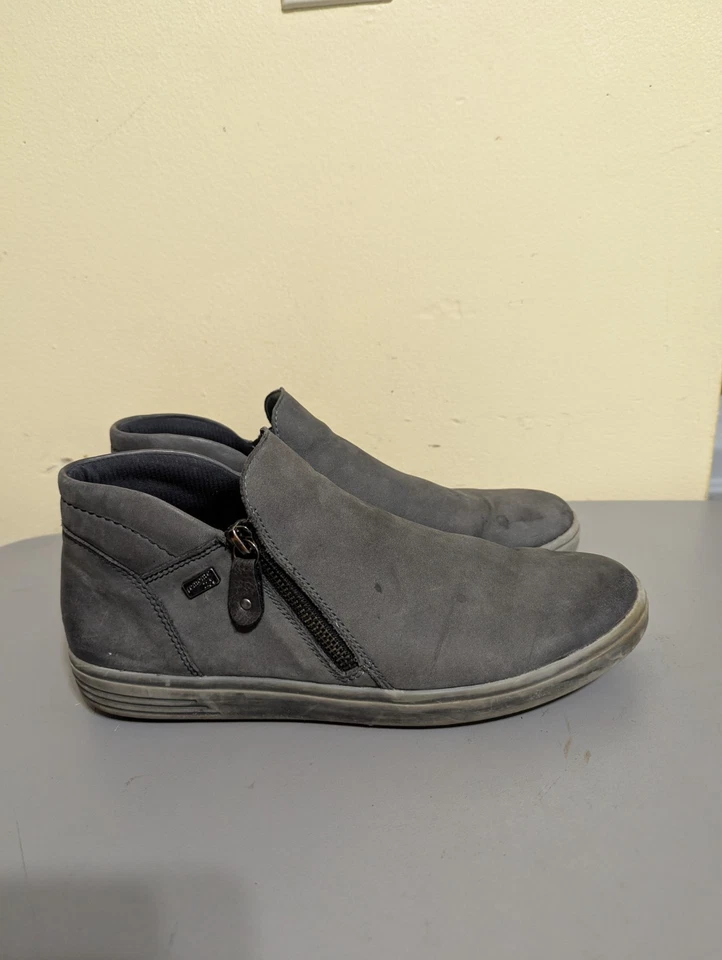 Botas de tornozelo femininas Remonte Tex tamanho UE 41 (EUA tamanho 9). Couro nobuck. - Imagem 2 de 4