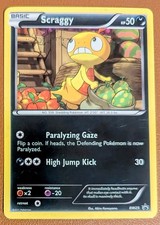 ⭐ Scraggy #BW25 Promo Black Star Promo ⭐ 🌟 MINTY GEM MINT CONDITION 🌟