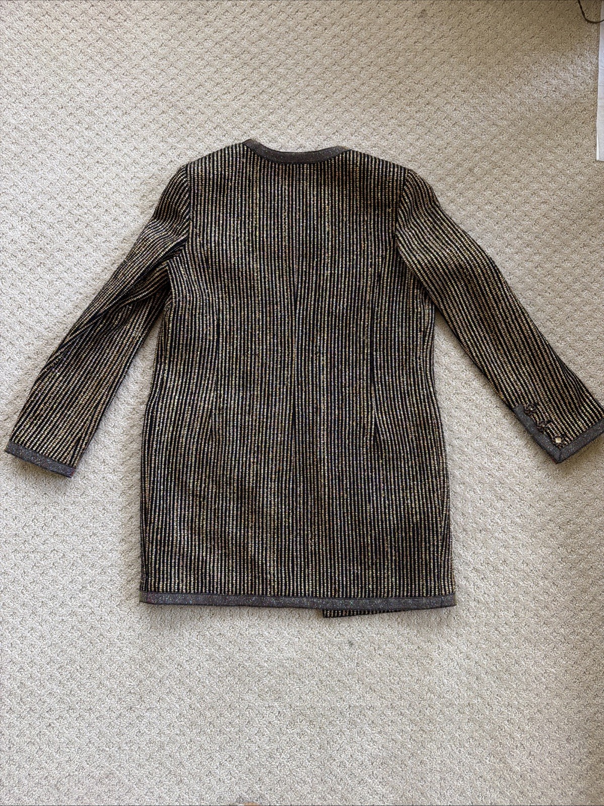 Chanel 10C Cruise Metallic Blazer With Sleeveless Silk Blouse And Silk Camisole image 8