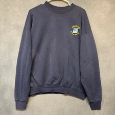 Vintage Hanes PG&E Crewneck Sweatshirt Mens XL Comfort Blend Embroidered Grunge