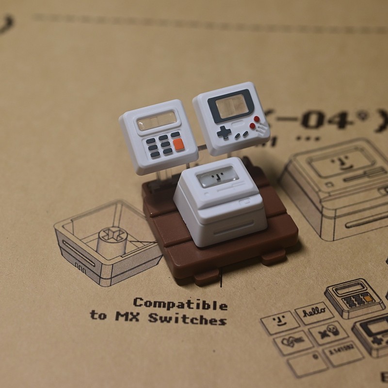 Retro Mechanical Keyboard Keycaps PBT Backlit High Value