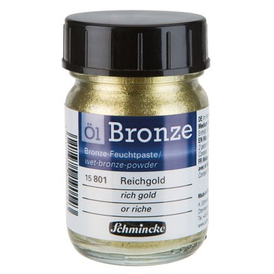 (613,60 /1l) Schmincke - Reichgold - Öl Bronze 50ml 15 801 024