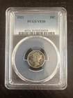 1921 Mercury Dime PCGS VF30 Silver 10C Circulated Business Strike Cert #50520939