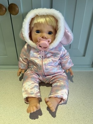 Tiny Treasures Reborn Weighted Baby Puppe In Neu Snowbunny Outfit