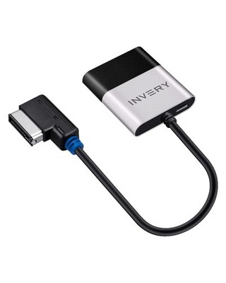 INVERY Airdual Bluetooth 5.0 aptX-HD Adapter Compatible for Audi MMI 3G AMI Musi