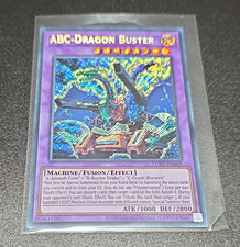 Konami Yugioh- ABC-Dragon Buster LCKC-EN059 Secret Rare Foil  3000/2800