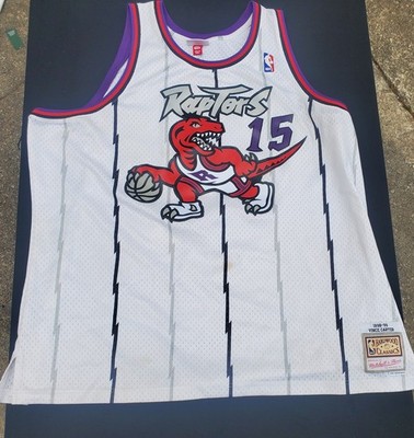 Toronto Raptors Mitchell & Ness Vince Carter Adult 4xl Home Swingman Jersey NWOT