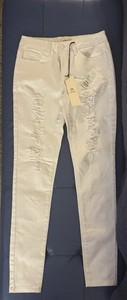 mono b White Distressed Jeans 3