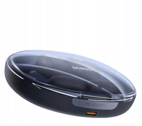 BLUETOOTH 5.3 BASEUS ELI SPORTOWE SŁUCHAWKI DOUSZNE Z PAŁĄKIEM NA UCHO CZARNE - Zdjęcie 5 z 6