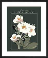 Flower Market London Art Prints and Posters Framed or Print Only by Annick