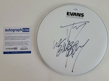 Slipknot Jay Weinberg Signed Evans Drumhead ACOA