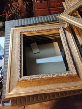 Vintage Ornate Gold Framed Mirror Rectangle Wall Decor Baroque Rococo Style