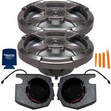 Powerbass 6.5" RGB Shallow Coaxial Speaker Pods for 2014 Polaris RZR