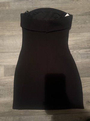 Aritzia Babaton Women's Eyecatcher Black Mini Dress Xxs | eBay