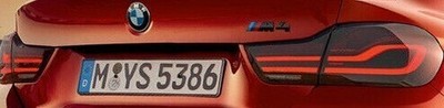 BMW OEM F32 F33 F36 F83 4er Taillights Black-Line 2014-2017 Neu