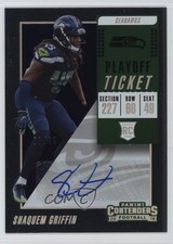 2018 Panini Contenders Rookie Playoff Ticket 68/99 Shaquem Griffin Auto 1e5k