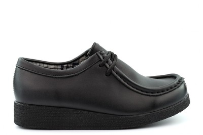Jungen Action Leder Schulschuhe beschichtetes Leder Obermaterial Textilfutter Schnürschuhe