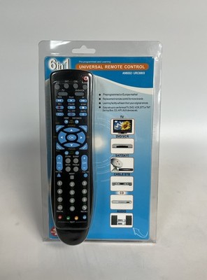 6in1 Universal Fernbedienung TV SKY DVD HIFI Modell AN6002-URC8803