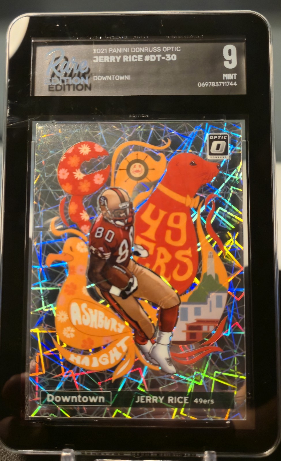 2021 Donruss Optic Jerry Rice Downtown! SSP #DT-30 49ers RARE 9 EDITION 9