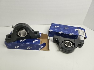 KML UCPE205-16 Pillow Block Bearing Unit, 1 in Bore Ball Insert Cast Iron 2pc