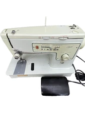 Singer Stylist Zig-Zag Model 413 Sewing Machine | Tested/Works - Vintage