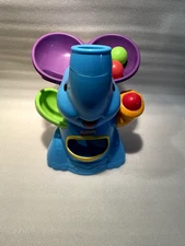 Playskool Elefun Busy Ball Popper Blue Elephant Toy With  Balls Tested Working