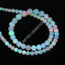 Natural Opal Beads Round Opal Beads White Opal Beads Gift For Dad 665