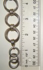 Vintage 925 STERLING SILVER "SILPADA" CIRCLE LINKS BRACELET Toggle Clasp 57g — photo 9