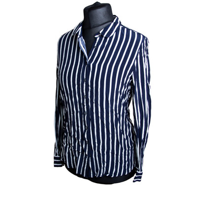 Tommy Hilfiger Bluse Damen Oberteil Hemd Hemdbluse Gr. M / 40 Viskose navy blau